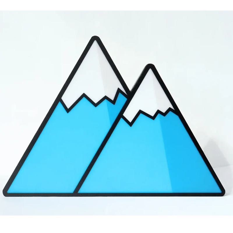 Бра The Mountains Белый Голубой Бра The Mountains Белый Голубой в Орле | Loft Concept