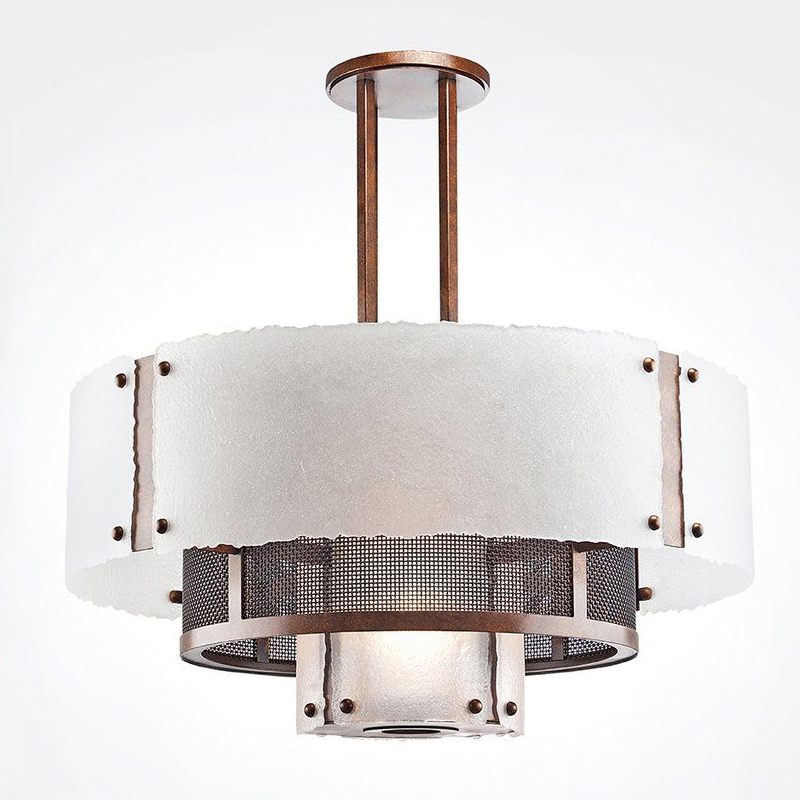 Люстра Landelin Chandelier Бронза Белый Люстра Landelin Chandelier Бронза Белый в Орле | Loft Concept