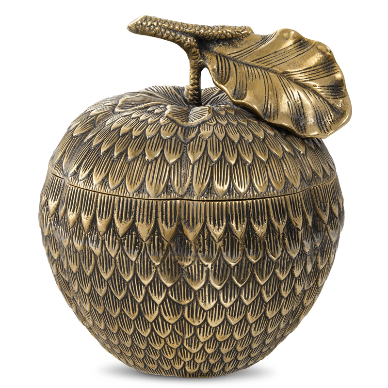 Шкатулка Eichholtz Box Custard Apple brass Винтажная латунь Шкатулка Eichholtz Box Custard Apple brass Винтажная латунь в Орле | Loft Concept