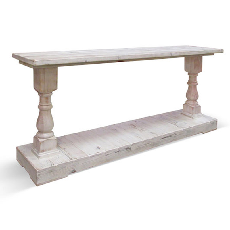 Консоль Oxford Washed Antique White Console Белый Консоль Oxford Washed Antique White Console Белый в Орле | Loft Concept