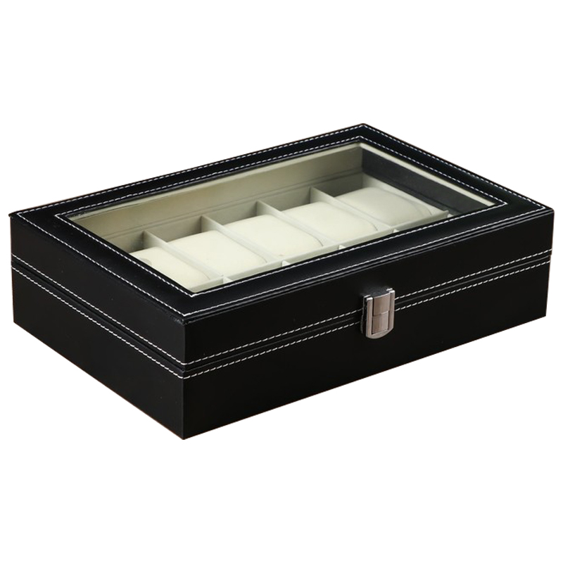 Шкатулка для часов Edgar Watch Box Черный Бежевый Шкатулка для часов Edgar Watch Box Черный Бежевый в Орле | Loft Concept