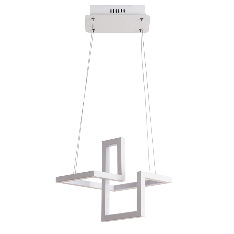 Люстра Esther Geometric White Chandelier III Белый Люстра Esther Geometric White Chandelier III Белый в Орле | Loft Concept