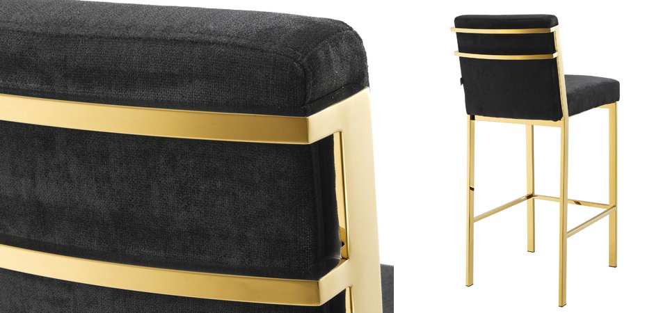 Барный стул Eichholtz Bar Stool Scott Gold Барный стул Eichholtz Bar Stool Scott Gold - Loft-Concept в Орле