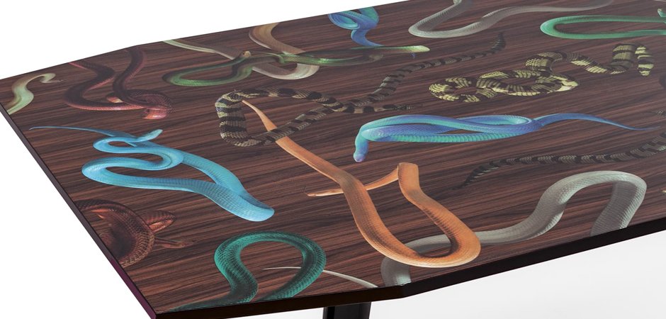 Обеденный стол Seletti Table Snakes On Wood Обеденный стол Seletti Table Snakes On Wood - Loft-Concept в Орле