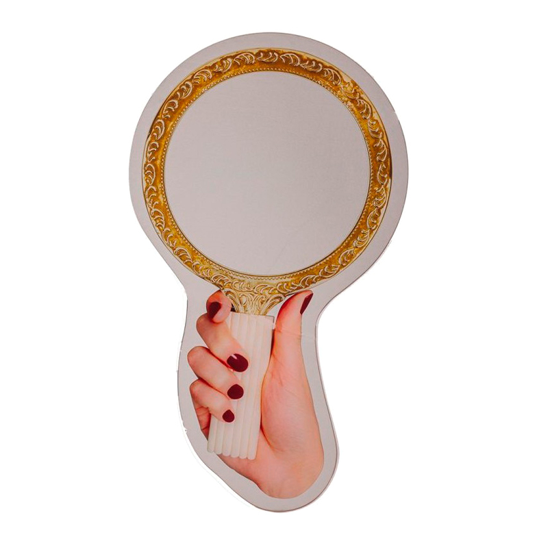 Зеркало Seletti Vanity Белый Золотой Зеркало Seletti Vanity Белый Золотой в Орле | Loft Concept