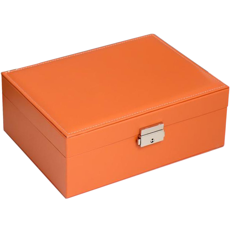 Шкатулка Auburn Jewerly Organizer Box orange Оранжевый Шкатулка Auburn Jewerly Organizer Box orange Оранжевый в Орле | Loft Concept