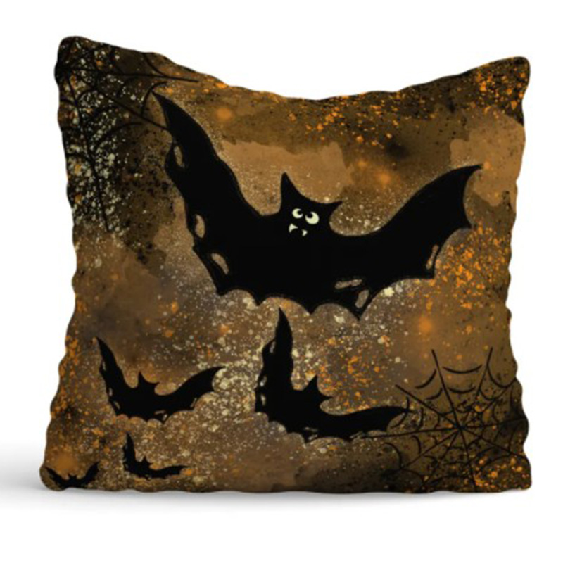 Подушка Halloween Bat Черный Серый Подушка Halloween Bat Черный Серый в Орле | Loft Concept