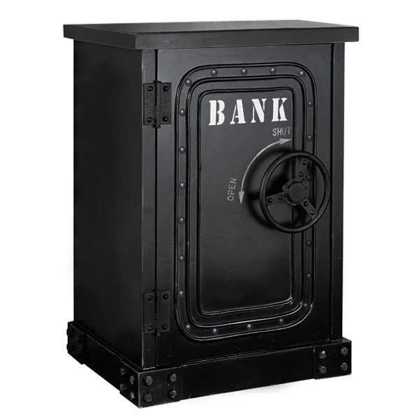 Приставная металлическая тумба в стиле лофт BANK Side Table Приставная металлическая тумба в стиле лофт BANK Side Table в Орле | Loft Concept