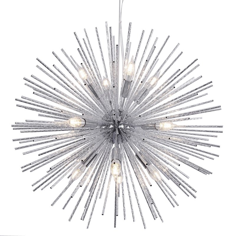 Люстра Sputnik Silver Chandelier Серебряный Люстра Sputnik Silver Chandelier Серебряный в Орле | Loft Concept