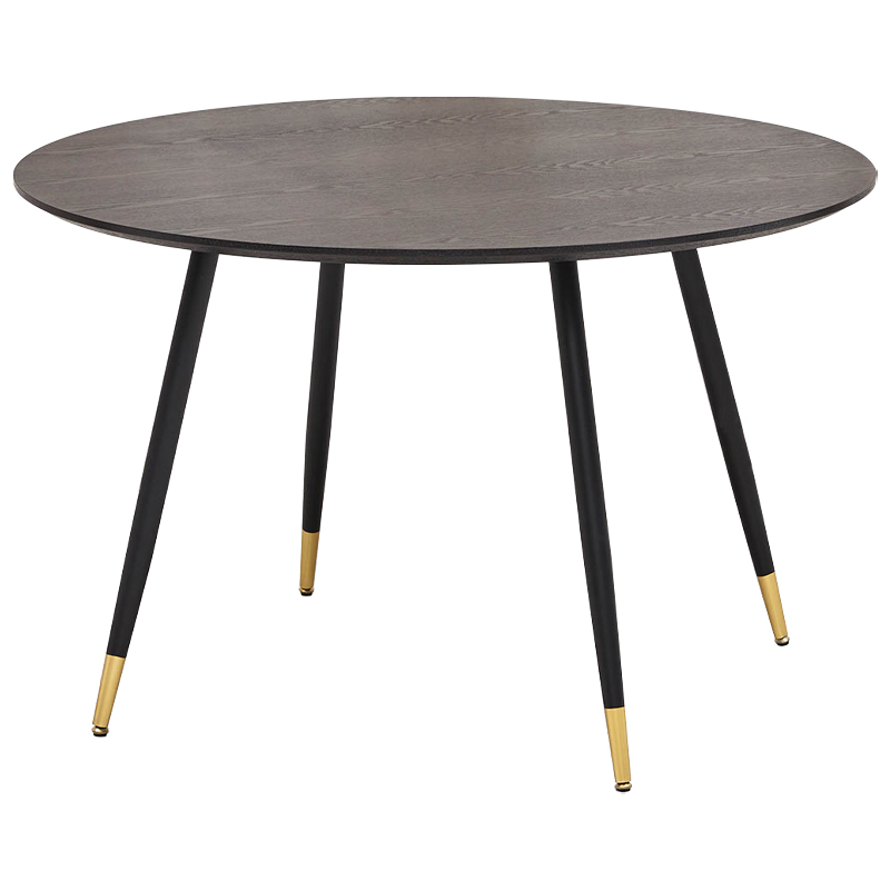 Круглый обеденный стол Mateo Round Dinner Table Коричневый Латунь Круглый обеденный стол Mateo Round Dinner Table Коричневый Латунь в Орле | Loft Concept