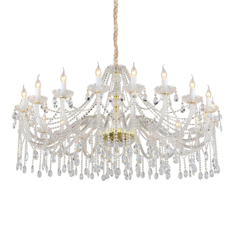 Хрустальная Люстра Crystal Feathers Золотая Золотой Хрустальная Люстра Crystal Feathers Золотая Золотой в Орле | Loft Concept
