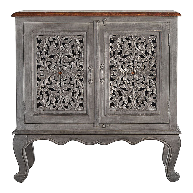 Комод Indian Antique White Furniture Chest of Drawers Agni серый Серый Комод Indian Antique White Furniture Chest of Drawers Agni серый Серый в Орле | Loft Concept