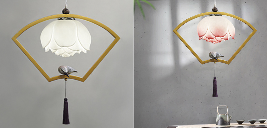 Подвесной светильник Bird with Tassel Fan Подвесной светильник Bird with Tassel Fan - Loft-Concept в Орле