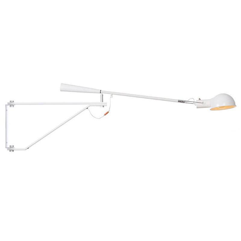 Настенный светильник FLOS Mod 265 Wall Lamp White by Paolo Rizzatto 135 см Белый в Орле | Loft Concept 