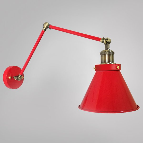 Бра Gloce Cone Shade Loft Industrial Red Бра Gloce Cone Shade Loft Industrial Red в Орле | Loft Concept