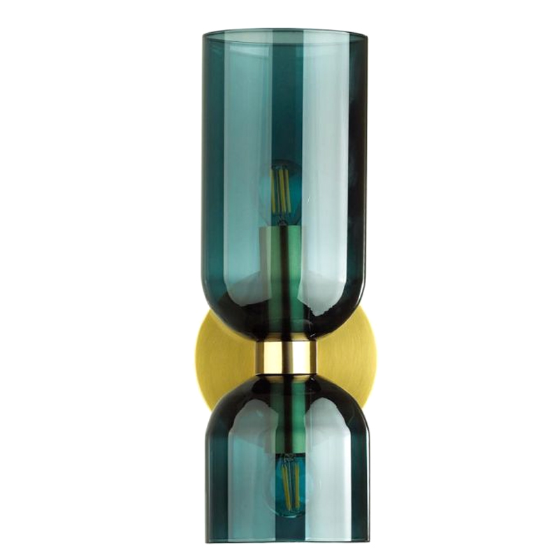 Бра Articolo Double Cup Синее Золотой Синий Бра Articolo Double Cup Синее Золотой Синий в Орле | Loft Concept