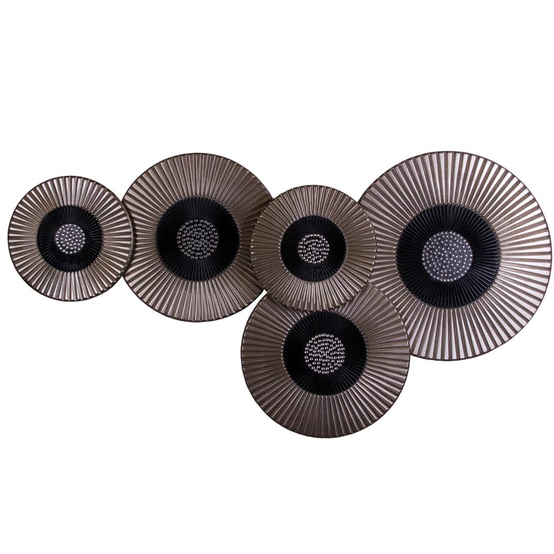 Арт-объект Rhinestone Wall Disc Brown and Black Коричневый Черный Арт-объект Rhinestone Wall Disc Brown and Black Коричневый Черный в Орле | Loft Concept