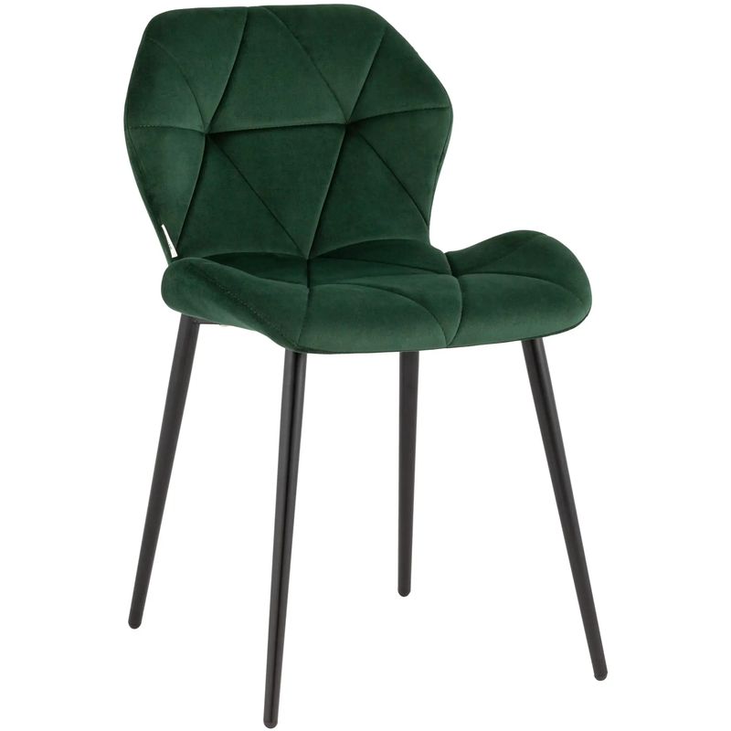 Стул Jeroen Chair II Зеленый Велюр Зеленый Черный Стул Jeroen Chair II Зеленый Велюр Зеленый Черный в Орле | Loft Concept