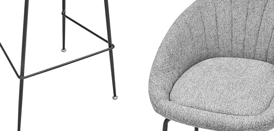 Барный стул Alberto Bar Stool Gray Барный стул Alberto Bar Stool Gray - Loft-Concept в Орле