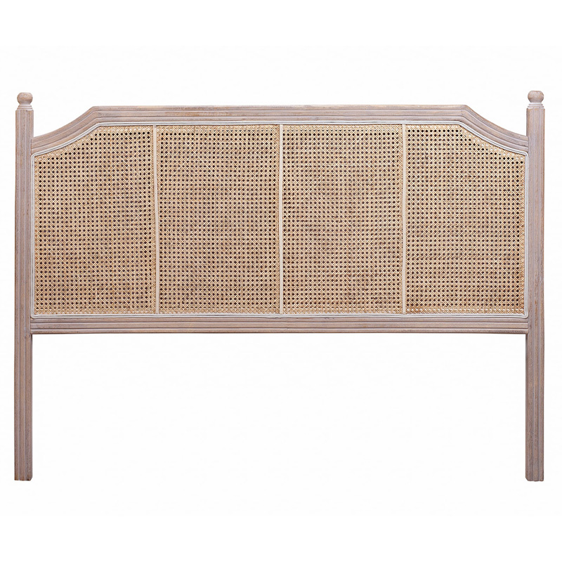 Изголовье кровати коричневое с обивкой из ротанга Olivia Headboard Бежевый Коричневый Изголовье кровати коричневое с обивкой из ротанга Olivia Headboard Бежевый Коричневый в Орле | Loft Concept