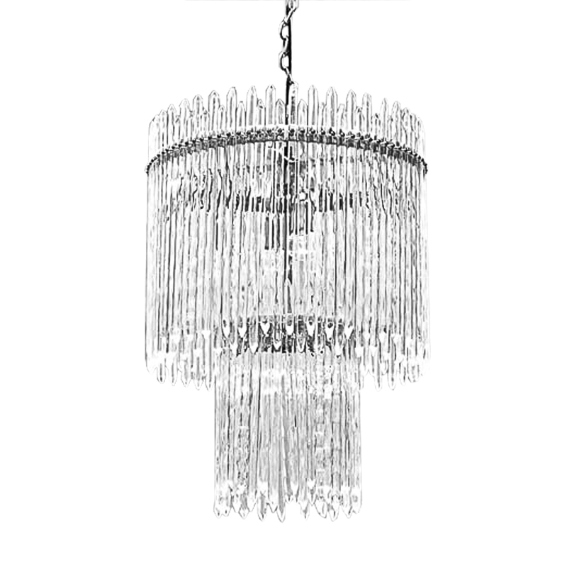 Люстра Icicles Chandeliers Хром Прозрачный Люстра Icicles Chandeliers Хром Прозрачный в Орле | Loft Concept