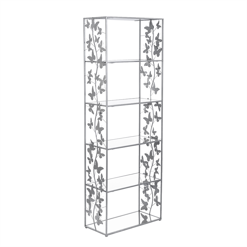 Стеллаж Silver Butterfly Wide Серебряный Стеллаж Silver Butterfly Wide Серебряный в Орле | Loft Concept