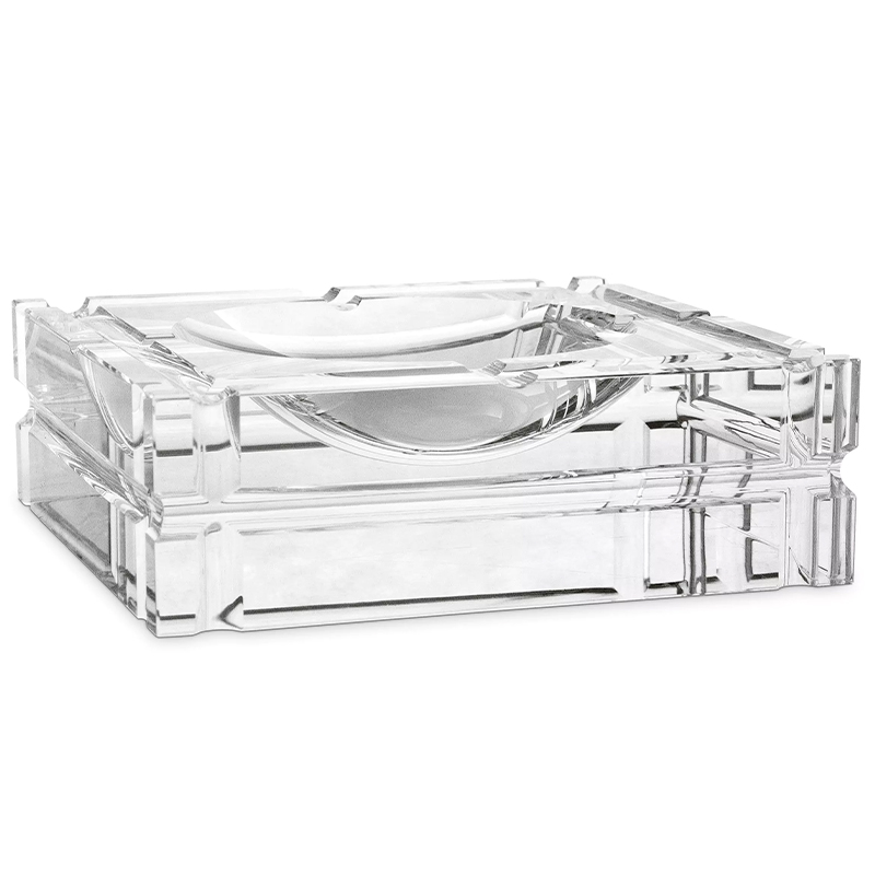 Пепельница Eichholtz Ashtray Nestor Glass Прозрачное Стекло Пепельница Eichholtz Ashtray Nestor Glass Прозрачное Стекло в Орле | Loft Concept