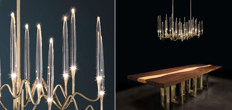Люстра Chandelier Brass and Crystals Люстра Chandelier Brass and Crystals - Loft-Concept в Орле