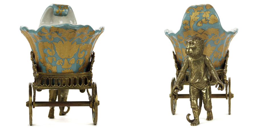 Чаша Monkey and Pale Blue Cart Чаша Monkey and Pale Blue Cart - Loft-Concept в Орле