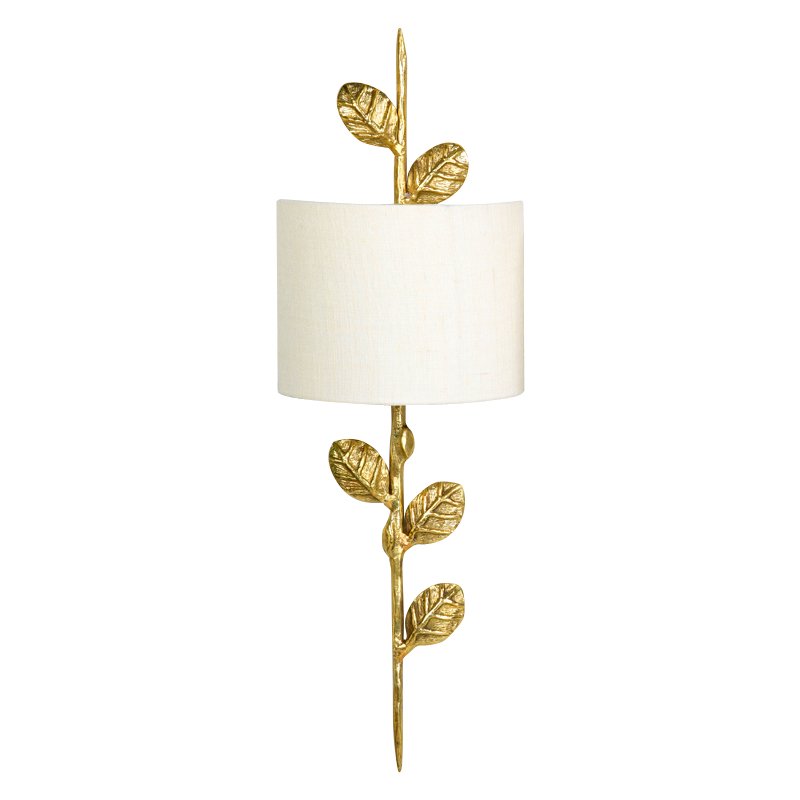 Бра Branch with Leaves Sconces Золотой Белый Бра Branch with Leaves Sconces Золотой Белый в Орле | Loft Concept