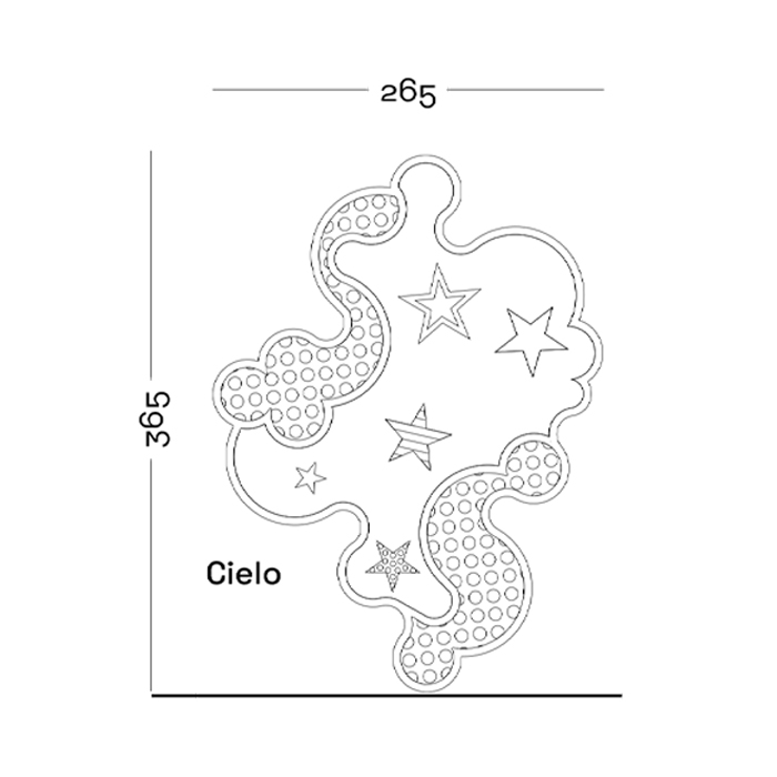 Дизайнерский ковер Poltronova Tappeto Cielo Rug Дизайнерский ковер Poltronova Tappeto Cielo Rug в Орле