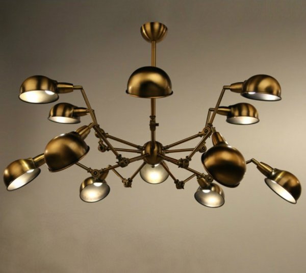 Подвесной светильник Gold Spider Chandelier Подвесной светильник Gold Spider Chandelier в Орле | Loft Concept