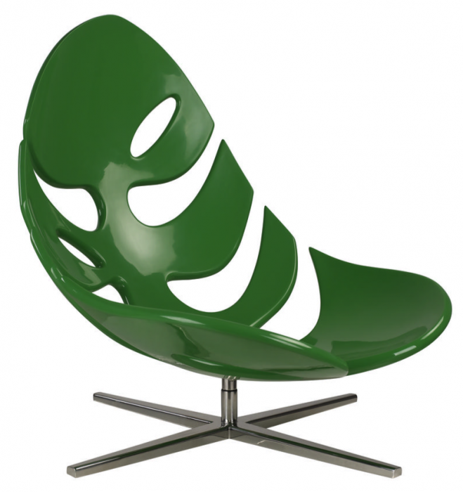 Кресло Monstera lounge chair Черный Зеленый Белый Кресло Monstera lounge chair Черный Зеленый Белый в Орле | Loft Concept