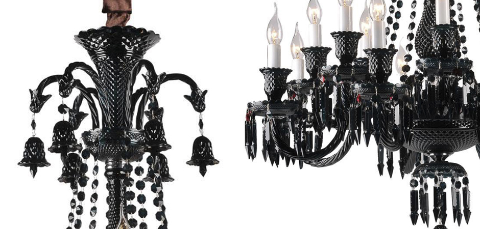 Люстра BACCARAT Zenith Midnight Chandelier 18 Люстра BACCARAT Zenith Midnight Chandelier 18 - Loft-Concept в Орле