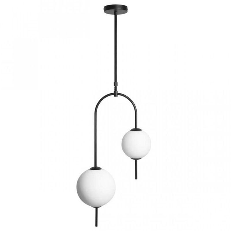 Люстра Balance Beads Libra 120 см Черный Белый Люстра Balance Beads Libra 120 см Черный Белый в Орле | Loft Concept