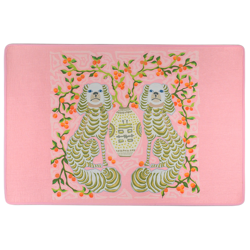 Ковер Two Dogs Rug pink Розовый Мульти в Орле | Loft Concept 