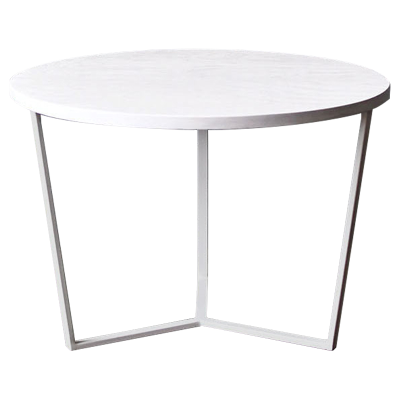Кофейный стол Thea White Industrial Metal Rust Coffee Table Белый Кофейный стол Thea White Industrial Metal Rust Coffee Table Белый в Орле | Loft Concept