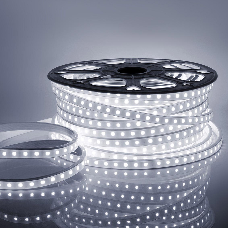 Светодиодная влагозащищенная лента 6W/m 60LED/m 2835SMD холодный белый 50M Белый Светодиодная влагозащищенная лента 6W/m 60LED/m 2835SMD холодный белый 50M Белый в Орле | Loft Concept