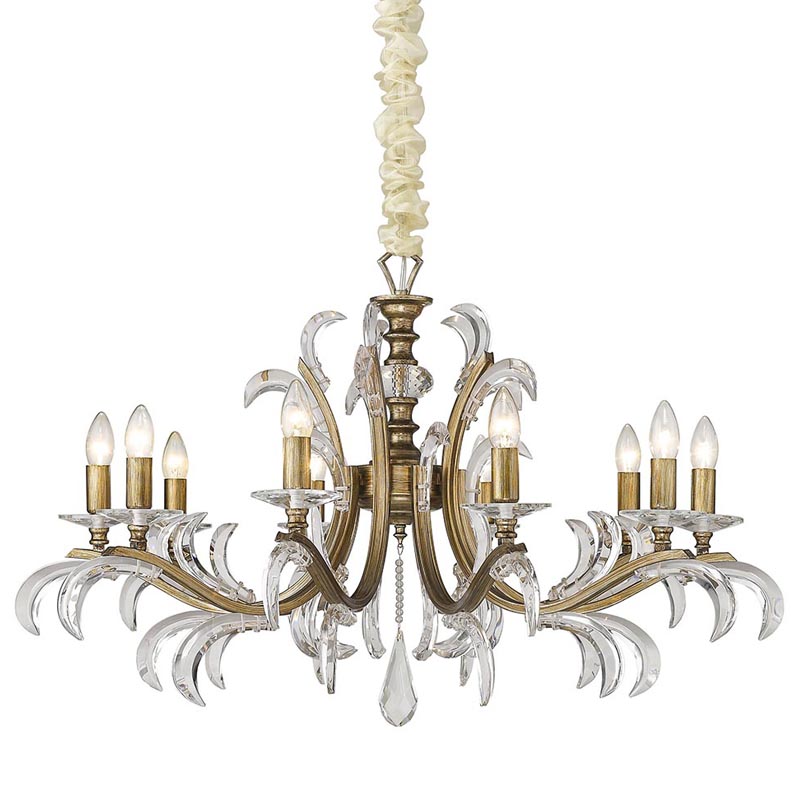 Люстра Blenden Chandelier 100 Серебряный Люстра Blenden Chandelier 100 Серебряный в Орле | Loft Concept