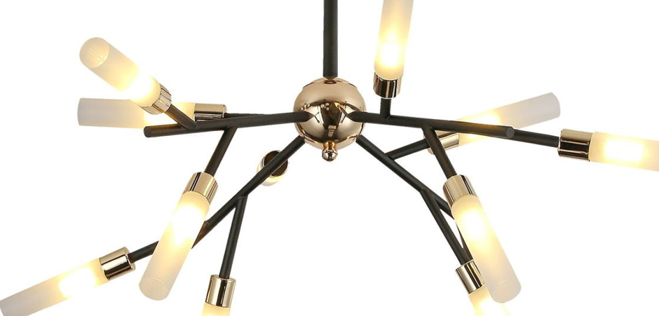 Люстра White Tube Valley Arredoluce Chandelier 12 Люстра White Tube Valley Arredoluce Chandelier 12 - Loft-Concept в Орле