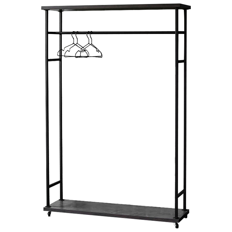 Рейл Lowery Grey Industrial Metal Rust Clothes Rail Черный Дерево Серый Рейл Lowery Grey Industrial Metal Rust Clothes Rail Черный Дерево Серый в Орле | Loft Concept