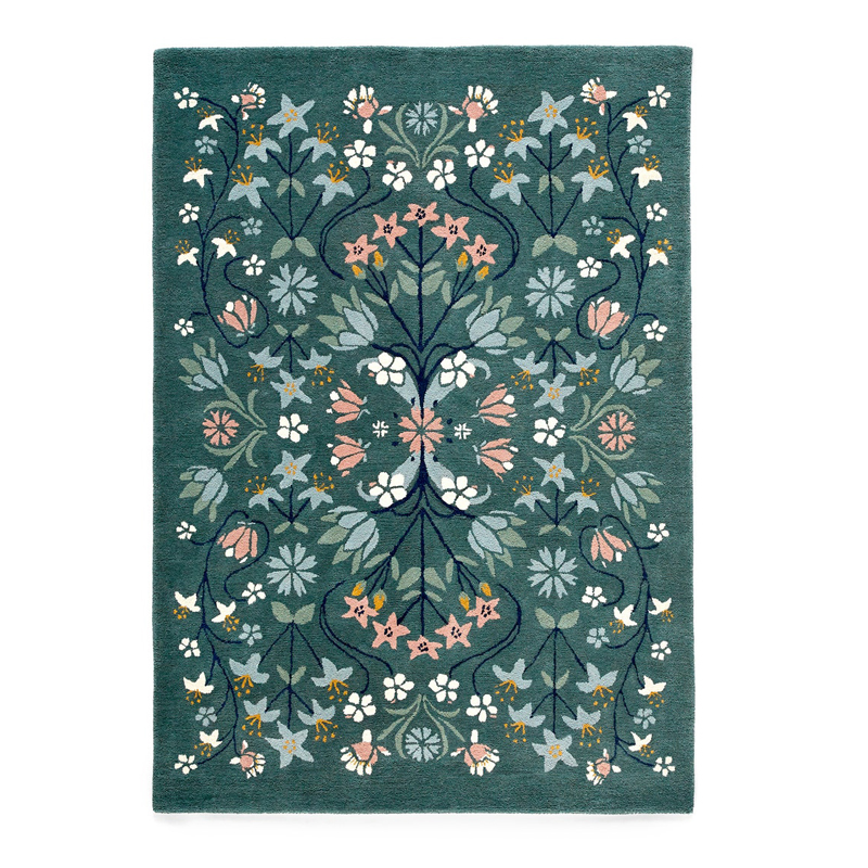 Ковер Floral Pattern 100% шерсть Мульти Ковер Floral Pattern 100% шерсть Мульти в Орле | Loft Concept