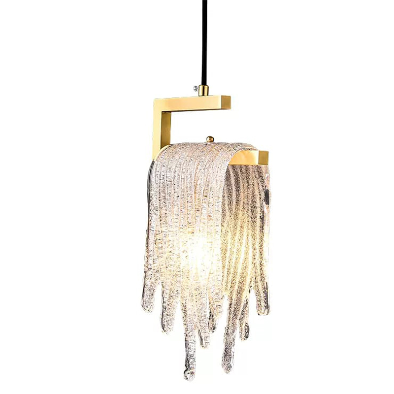 Подвесной светильник Fused Glass Hanging lamp Золотой Подвесной светильник Fused Glass Hanging lamp Золотой в Орле | Loft Concept