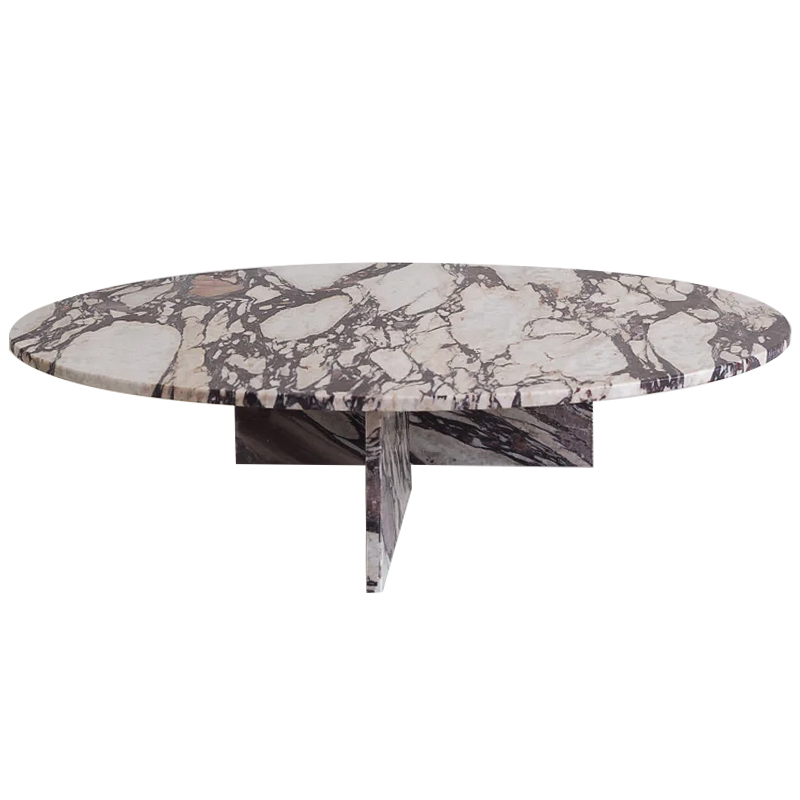 Кофейный стол Enzo Marble Coffee table Серый Бежево-серый Коричневый Кофейный стол Enzo Marble Coffee table Серый Бежево-серый Коричневый в Орле | Loft Concept