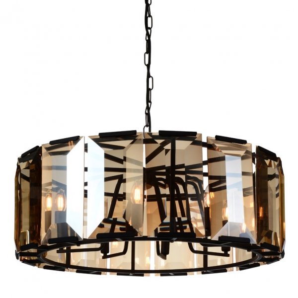 Люстра Harlow Crystal Round 8 Amber Черный Янтарь (Amber) Люстра Harlow Crystal Round 8 Amber Черный Янтарь (Amber) в Орле | Loft Concept
