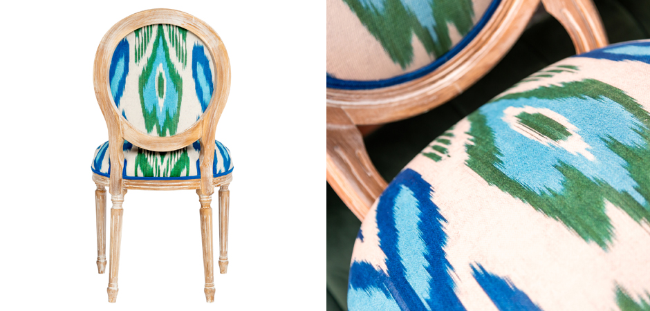 Мягкий стул с узором Ikat Pattern Мягкий стул с узором Ikat Pattern - Loft-Concept в Орле