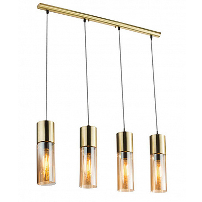 Люстра Cylinder Plafond gold 4 Золотой Янтарный Люстра Cylinder Plafond gold 4 Золотой Янтарный в Орле | Loft Concept