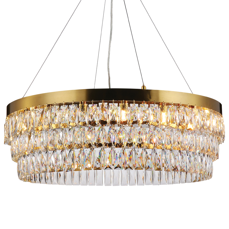 Люстра Lunet Chandelier 80 Глянцевое золото Прозрачный Люстра Lunet Chandelier 80 Глянцевое золото Прозрачный в Орле | Loft Concept