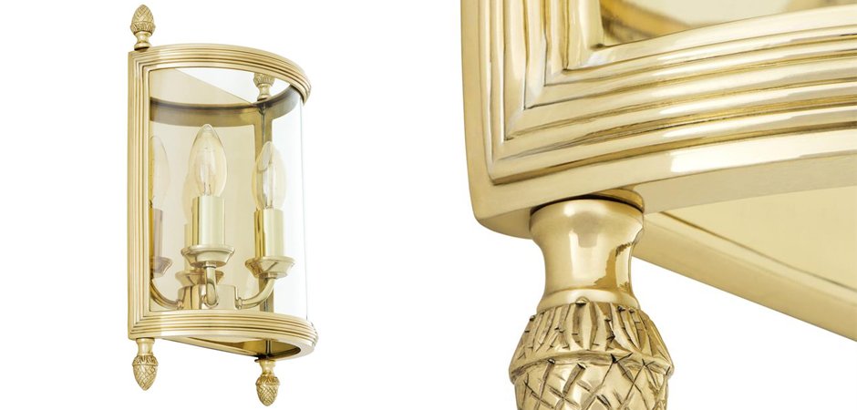 Бра Wall Lamp Lennon S Brass - Loft-Concept в Орле