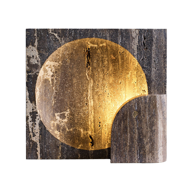 Настольная лампа Block Sconce - Stone Серый Настольная лампа Block Sconce - Stone Серый в Орле | Loft Concept